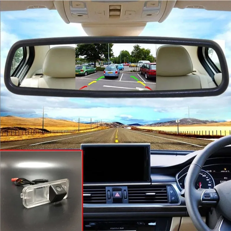 Автомобильная камера заднего вида HD CCD ночного видения для Hyundai ix25 2014 ~ 2015 с 5