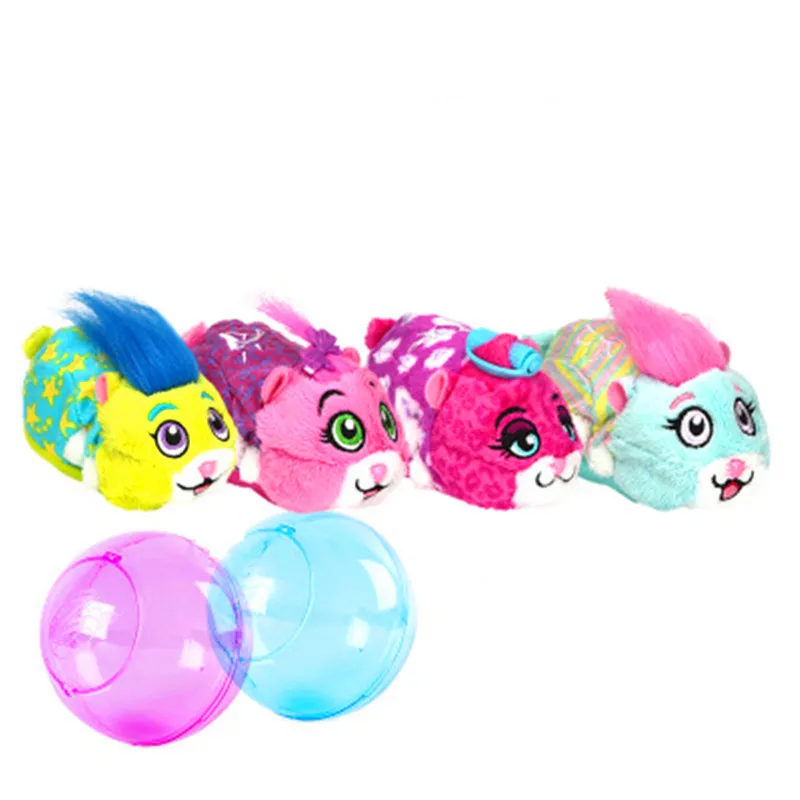 

The Zhu Zhus Little Hamster Simulation Animal Children Educational DIY Toy Equipment Action Figure Model Gift G2155