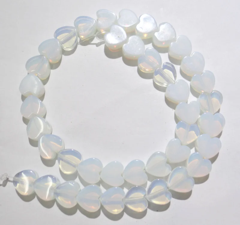 10x10 мм натуральный камень кварц Кристалл Агаты Flat ISES плоские бусины в форме сердца для DIY для изготовления украшений ожерелья подвеска 40 шт прядь - Цвет: NO.16