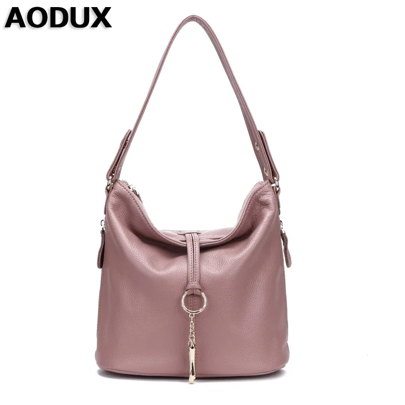AODUX 2018 New 12 Colors Fashion Designer 100% Genuine Leather Women Small Shoulder Bag Tote Handbag Ladies Messenger Bag Purse AODUX 2018 New 12 Colors Fashion Designer 100% Genuine Leather Women Small Shoulder Bag Tote Handbag Ladies Messenger Bag Purse
