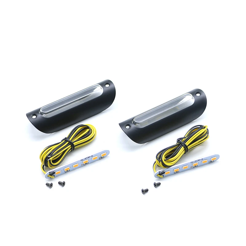 Универсальный 22 мм/25 мм светодиодный светильник на руль для мотоцикла ретро Желтый мотор ручка бар светильник s скутер 3 Вт указатель поворота бар светильник s