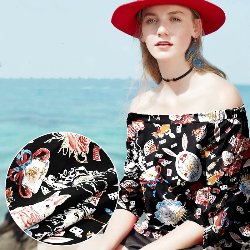 

1 meter printed cotton fabric for sewing 60 s fat quarter fabrics telas high density fashionable cloth quilting for patchwork