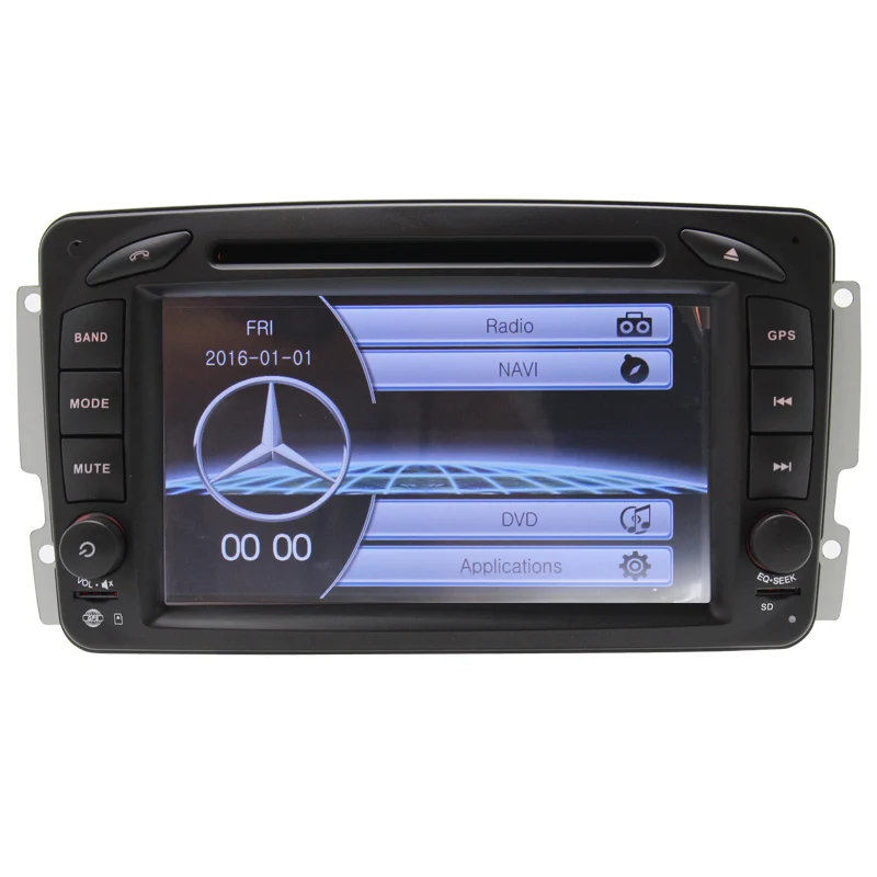 HD 7 touch screen Car DVD Player For Mercedes c class W203 with Steering Wheel Control