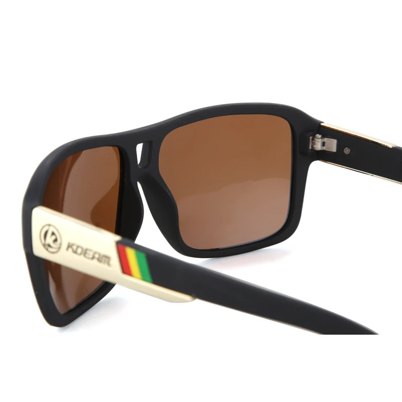 UV-Blocking Polarized Sunglasses Men Beach Sport Sun Glasses Polaroid Unisex 60'mm Square Sunglass With Free Package