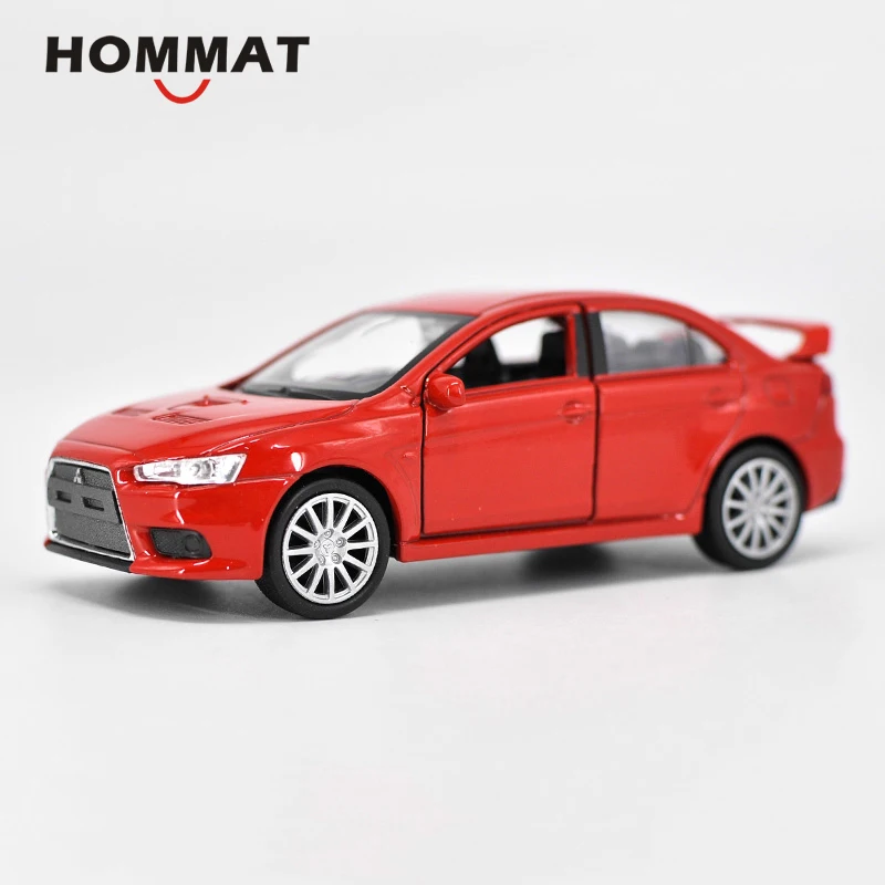 HOMMAT 1:36 Mitsubishi Lancer Evolution X EVO литье под давлением игрушечный автомобиль модель Черная пятница подарок автомобили игрушки для детей