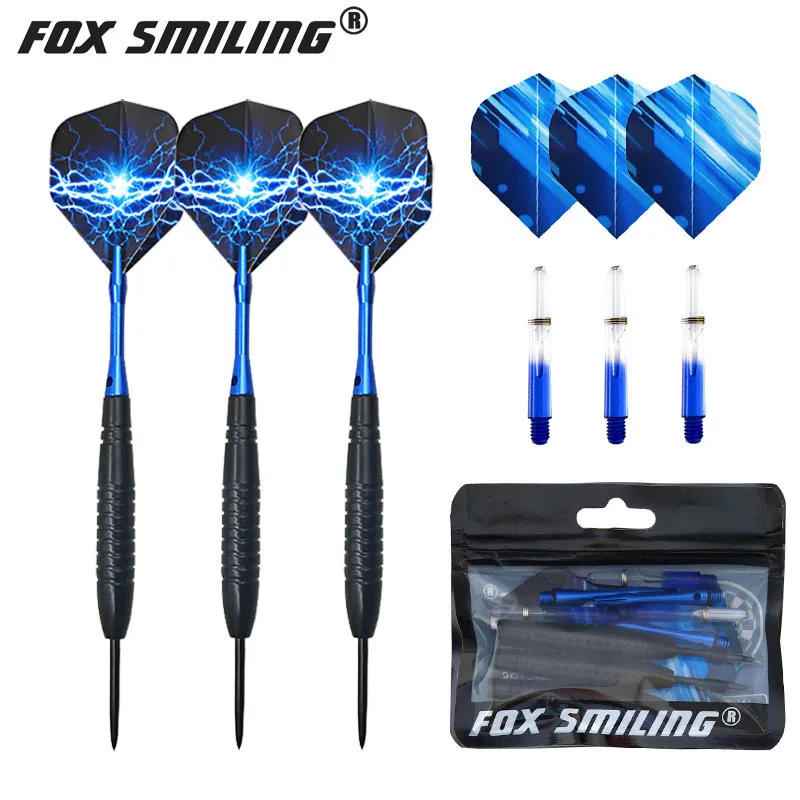 Лиса Smiling 3 шт. 23 г 150 мм профессиональные стальные наконечники Дартс с алюминиевые