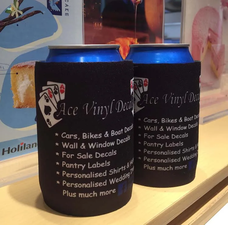 100pcs/lot Can Customized Your Logo Can Holder Neoprene Insulated Beer