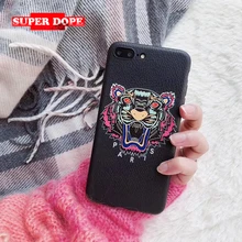 

Superdope Luxury Fashion Lion Tiger silicone Case For iPhone fundas 6 s 7 8 Plus coque For iPhone X XR XS MAX back cover