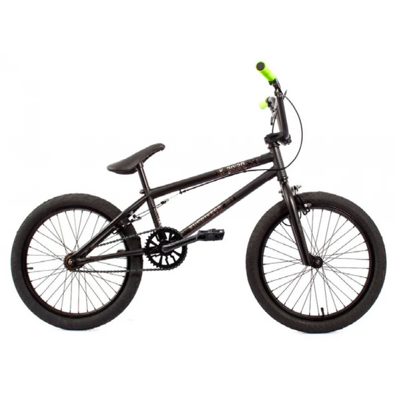 Велосипед BMX KHEbikes Barcode 20.20 ALU - Цвет: Черный