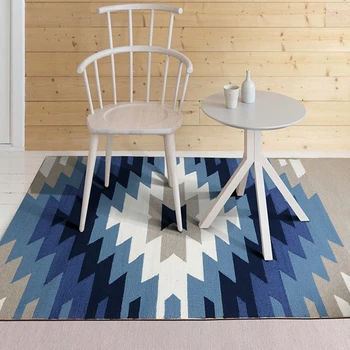 

6mm Carpet Living Room Bedroom Full House Study Tea Table Bedside Blanket Summer Household Carpet Rectangle Geology Nordic Style