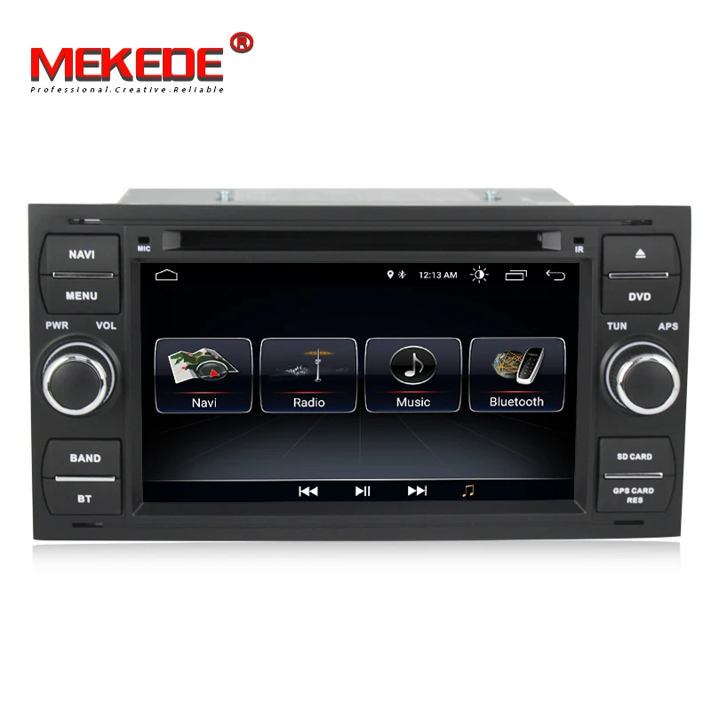 Best MEKEDE Android 8.1  Car DVD GPS Navigation Player for ford C-Max Connect Fiesta Fusion Galaxy Kuga Mondeo S-Max Focus wifi 3G 3