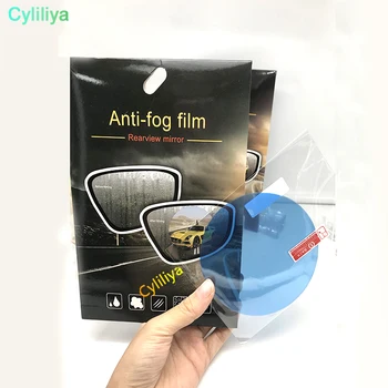 

50pcs Waterproof Car Rearview Mirror Clear Protective Film Automobile SUV Rear View Rainproof Anti Fog Anti Glare 2Pcs Membrane