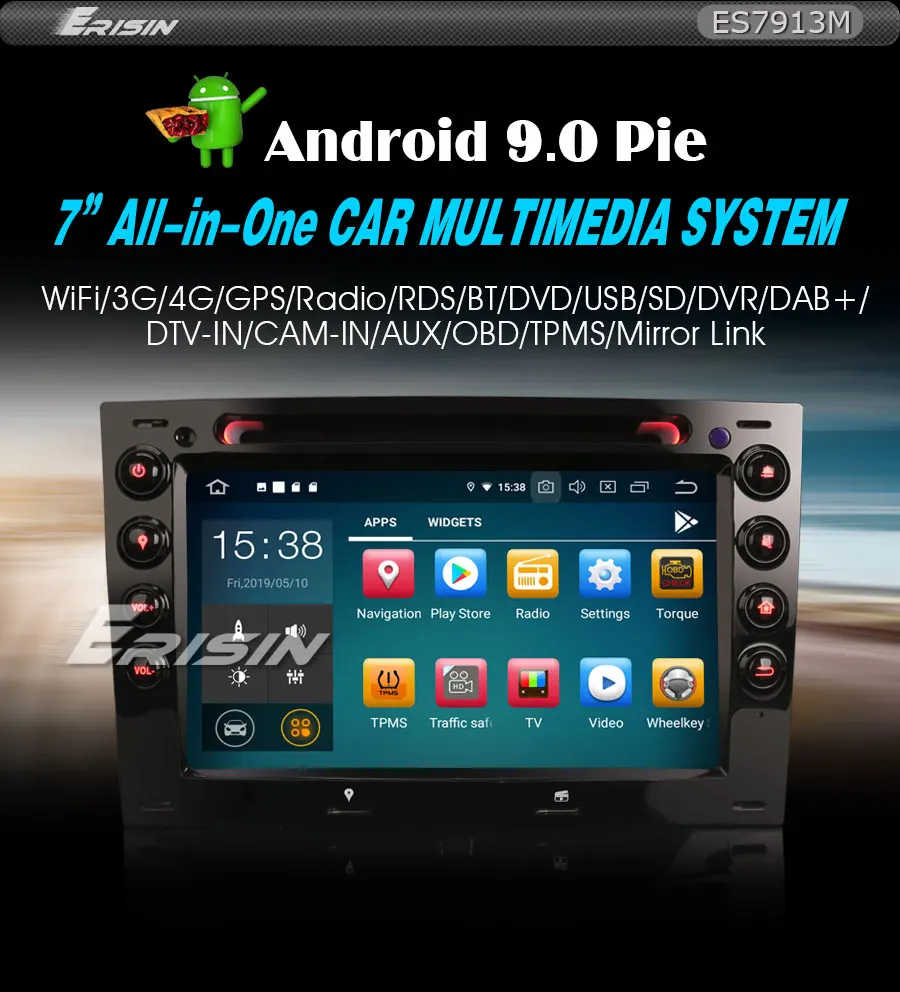 Clearance Erisin ES7913M 7" Android 9.0 for Renault Megane Autoradio GPS DAB+Wifi 4G DVB-T2 Navi CD BT SD 0 Clearance Erisin ES7913M 7" Android 9.0 for Renault Megane Autoradio GPS DAB+Wifi 4G DVB-T2 Navi CD BT SD 0