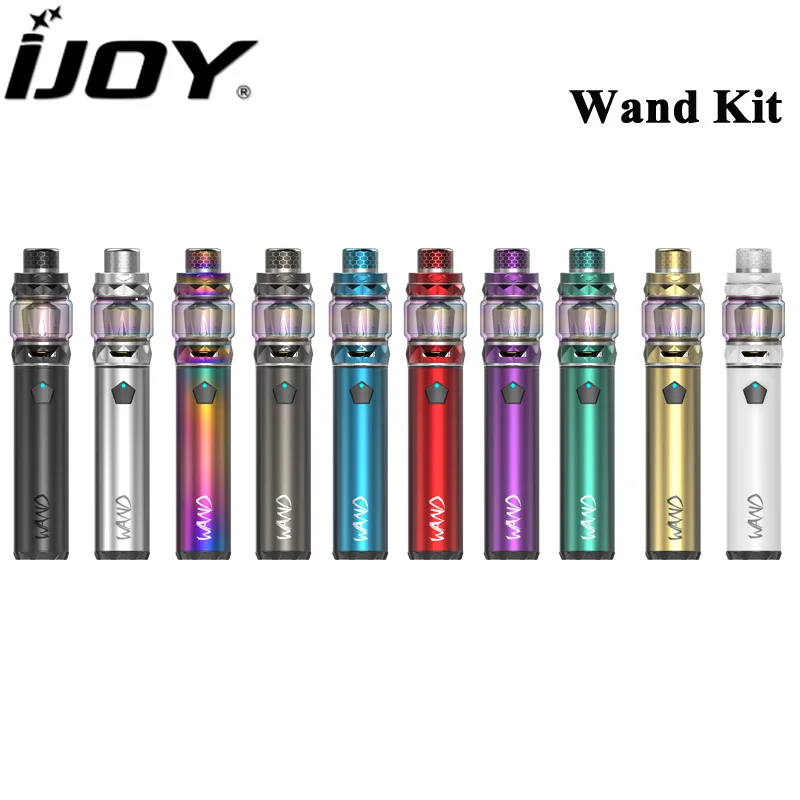 

Original IJOY Wand 100W KIT 2600mAh Battery 5.5ml Diamond Subohm Tank IWEPAL Control Chip DM-Mesh Coil Electronic Cigarette Vape