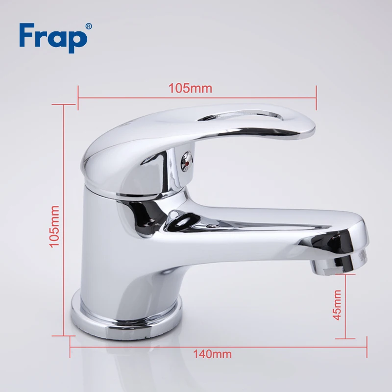 Günstig Frap Neue Ankunft Bad Becken Waschbecken Wasserhahn Einzigen Griff Küche Heißer und Kalter Wasser Mischbatterien Chrome Fertig Kran f1003