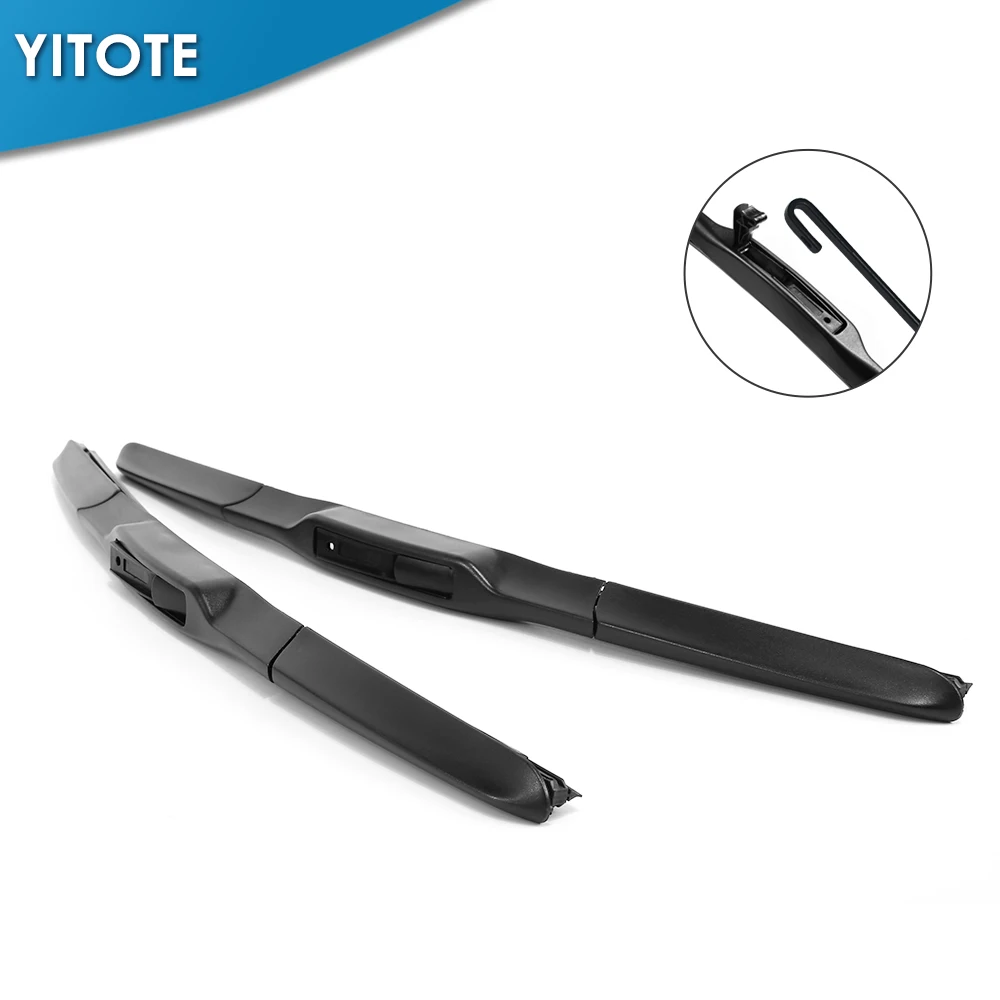 YITOTE ветровое стекло гибридные стеклоочистители для Chevrolet Cruze подходящий крючок/кнопочные ручки