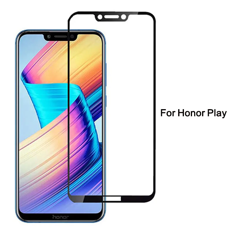 Защитное стекло для Huawei Honor Play закаленное 6 3 дюйма с полным покрытием Защитная