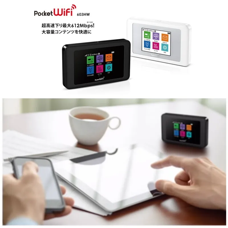 Huawei 603HW 612 Мбит/с Мобильный Wi Fi точка доступа устройство с поддержкой LTE Cat11|phone
