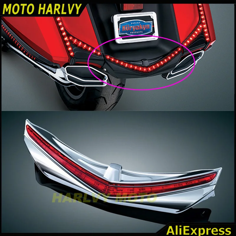 

Rear Fender Tip With LED Accent Light For Honda Goldwing GL1800 & F6B 2012-2016
