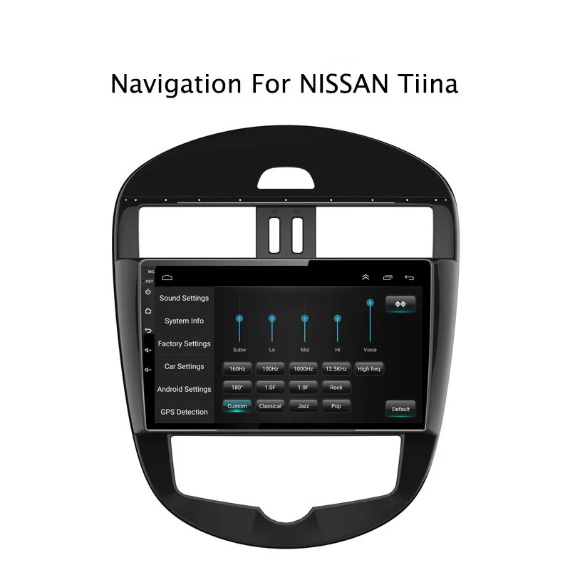 Best 10.1" 2G RAM 32G ROM Car DVD GPS Navigation For Nissan Tiida 2011-2015 with Radio Head Unit,support 4G LTE 4