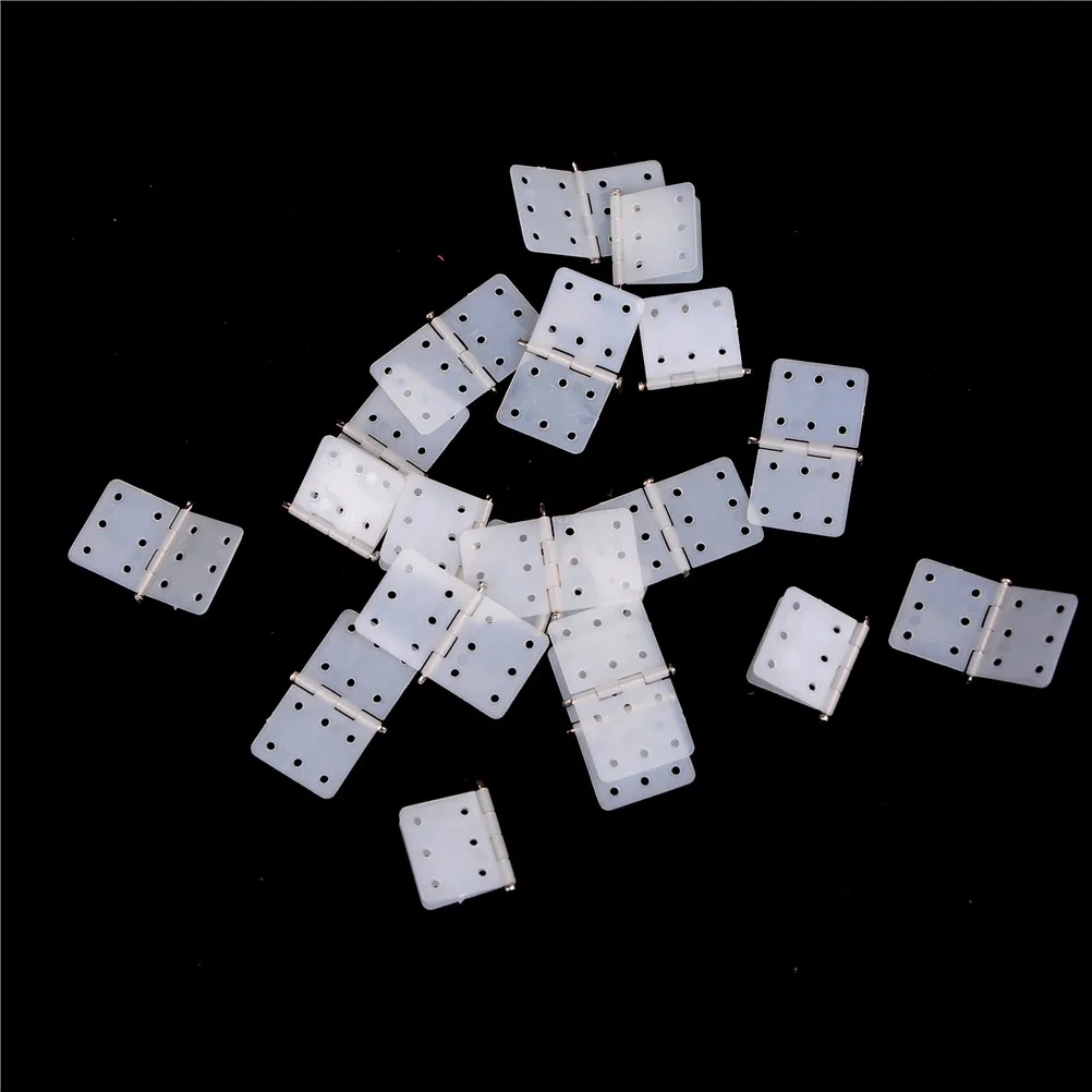 

20pcs/lot Nylon Plane Hinges for RC Airplane 16*27mm For RC Airplanes Parts Model Aeromodelling Replacement