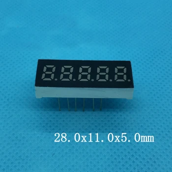 

0.23 Inch 5-bit Digital Tube Anode Cathode Five bit Nixie Tube Light 50pcs