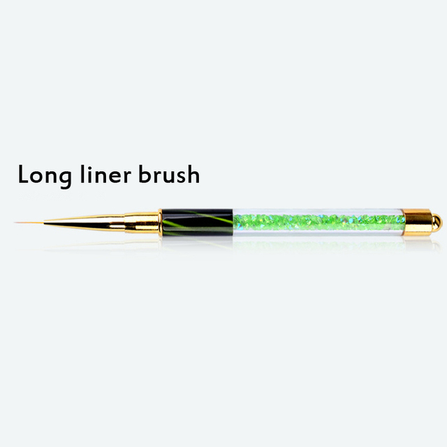 Style Nail Art Cat Eye Rhinestone Acrylic Uv Gel Extension Liner Grids Flower Design Painting Pen Brush Manicure Tool