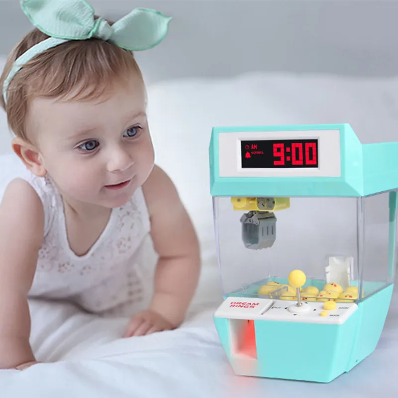 

Catcher Alarm Clock Electric Vending Machine Doll Grabber Game Machine Mini Candy Grabber Machine Candy Machine For Child toys