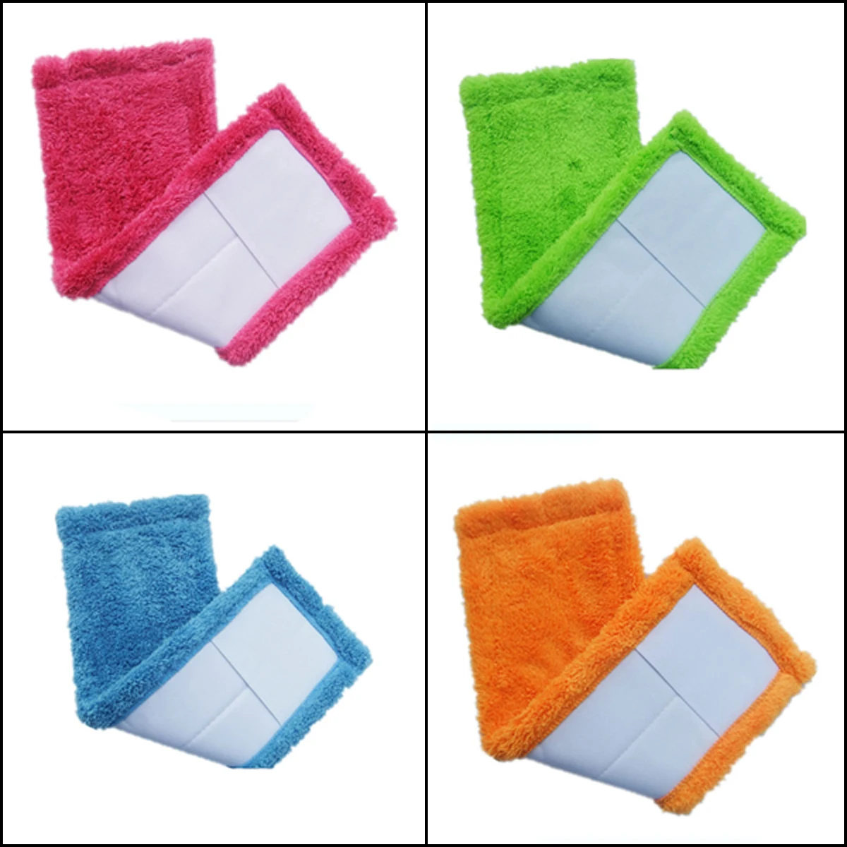 Mops Wet And Dry Replacement Mop Head Washable Microfiber Cleaning Mop Pads