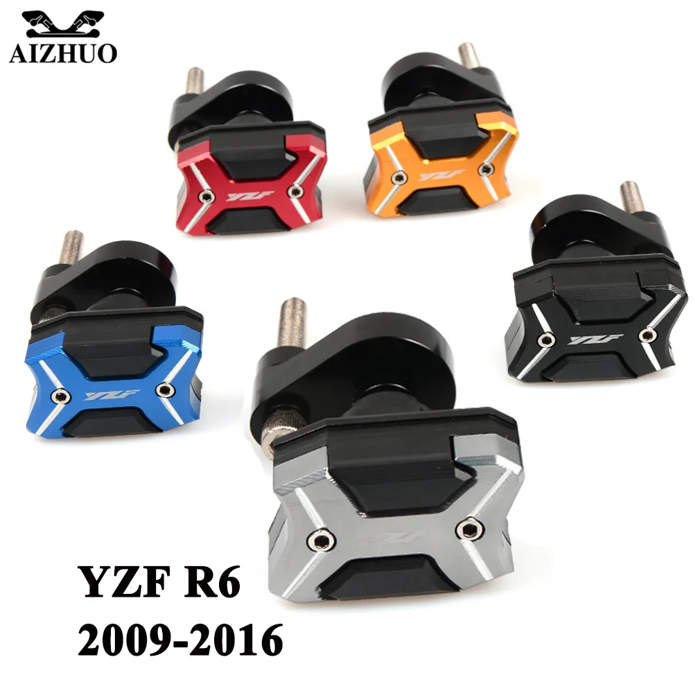 

For Yamaha YZF R6 2009 2010 2011-2016 CNC Aluminum Motorcycle Frame Slider Pads Engine Case Sliders Protector Frame Engine Guard