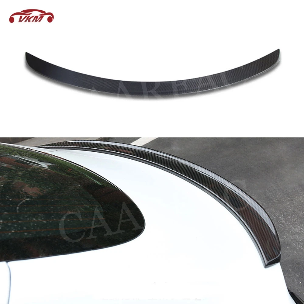 

Carbon Fiber Rear Boot Spoiler Wings for Tesla Model 3 Spoiler Sedan 4 Door 2016-2020 FRP Trunk Trim Sticker Car Styling