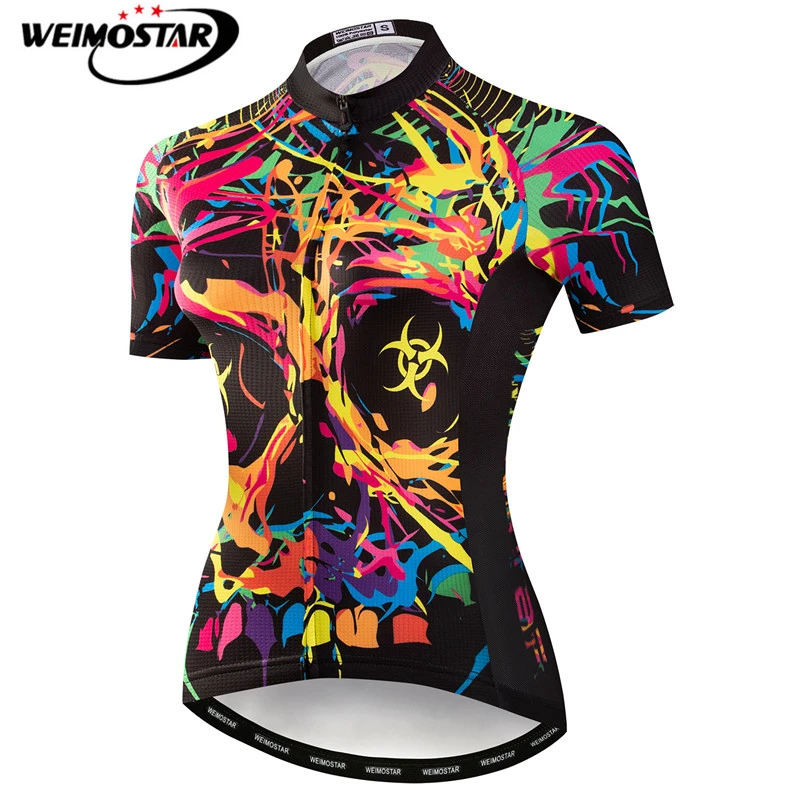 Weimostar Womens Cycling Jersey Short Sleeve Bike Shirt Top Weimostar Womens Cycling Jersey Short Sleeve Bike Shirt Top