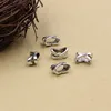 50pcs Antique Silver Bronze Slider Cross for Bracelet Necklace Cord Beads Watch Chain Beads DIY Accessory Hole: 7x3mm K05273 ► Photo 1/2