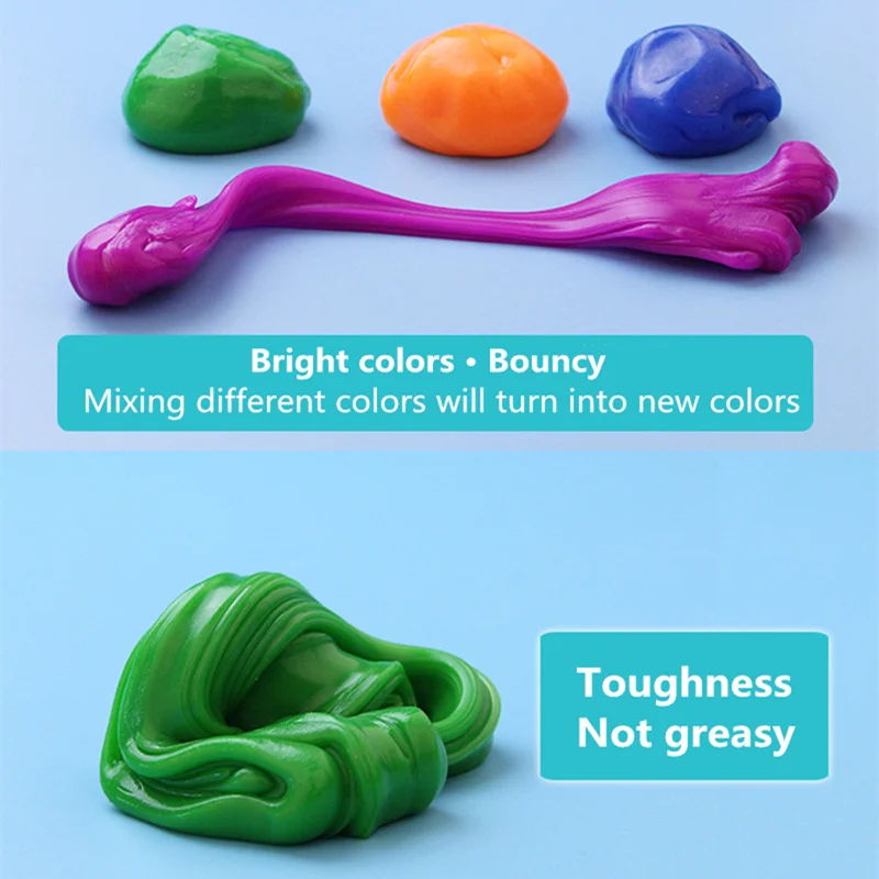 Intelligent Slime Creative Mud Smart Plasticine Playdough Tools Light Clay Hand Silly Putty Relieve Stress DIY Toys For Kids