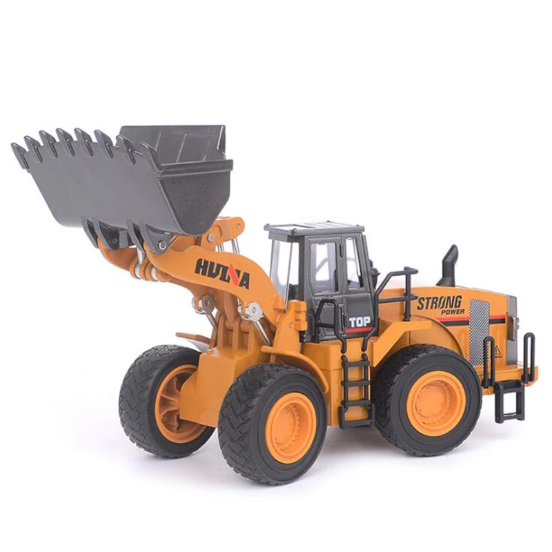 

1/40 Scale Truck DieCast Alloy Metal Car Excavator Mining Charger Loader bulldozer Model Toy Engineering Truck Kids Collection