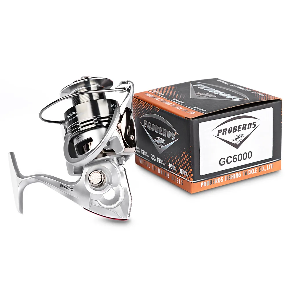 PRO BEROS GC3000 6000 серии 6 3: 1 + 1BB спиннинговая Рыболовная катушка легкая бесшовная