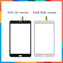 7,0 "для samsung Galaxy Tab 4 T230 SM-T230 и T231 SM-T231 Tablet Сенсорный экран планшета Сенсор Передняя Внешний Стекло объектив Панель