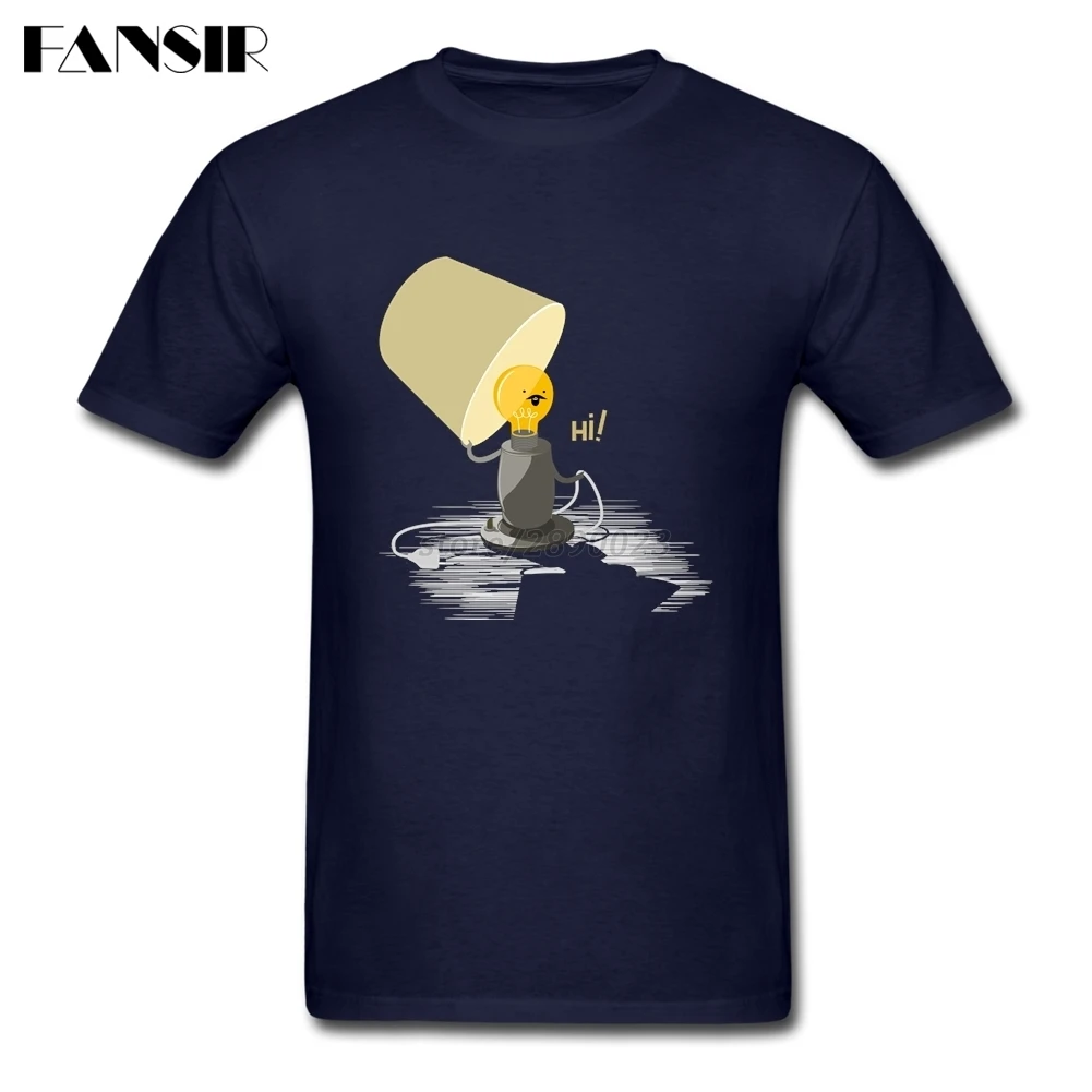 I'm Table Lamp Work For Lighting Men T-shirts Funny Tshirt Man Custom Cotton Short Sleeve Plus Size Clothes Tops For Family