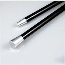 Free shipping 2pcs black dancing stick aluminium alloy cane magic tricks magic stick
