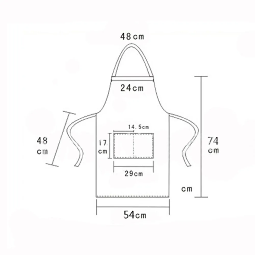 Кулинарные фартуки простые унисекс Кейтеринг работа фартук табард с двумя карманами кухня ресторан женщины дома без рукавов