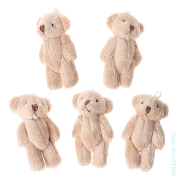 

5PCS Kawaii Small Bears Plush Soft Toys Pearl Velvet Dolls Gifts Mini Teddy Bear Drop Ship