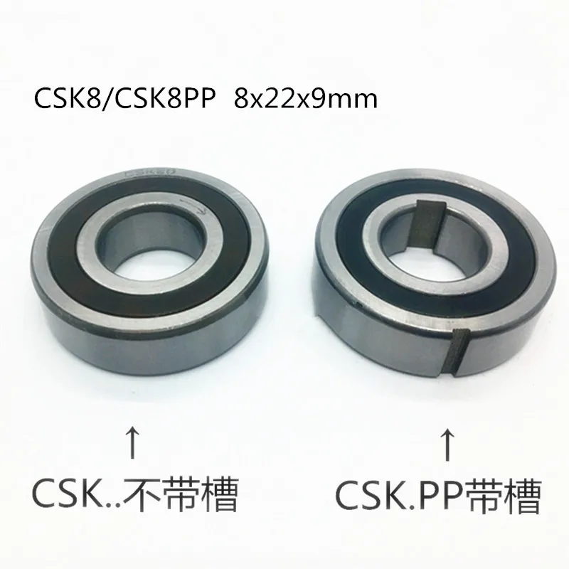 CSK8PP 608-2RS 8*22*9 8x22x9 mm One Way Clutch Dual Keyway Bearing 5 PCS