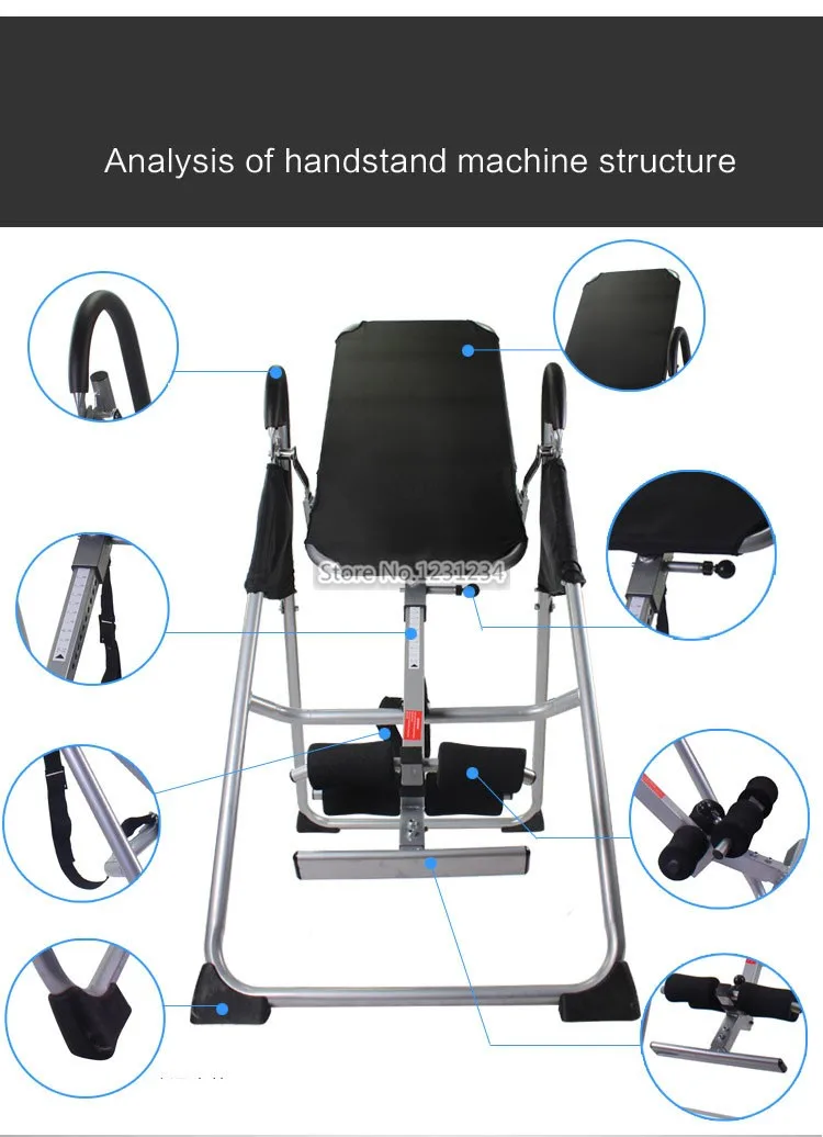 Подставка для рук/роскошный стол для инверсионной терапии прочные и прочные складки для удобного хранения Весовая нагрузка 135 кг увеличивает гибкость