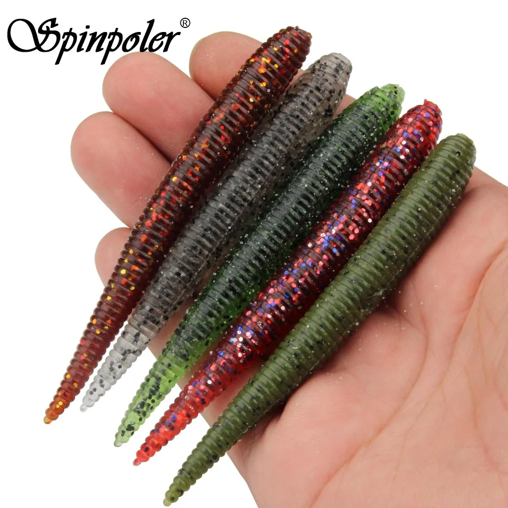 Spinpoler Big Bait 10cm Salt Stick & Wacjy Baits Soft Lure 6.4cm