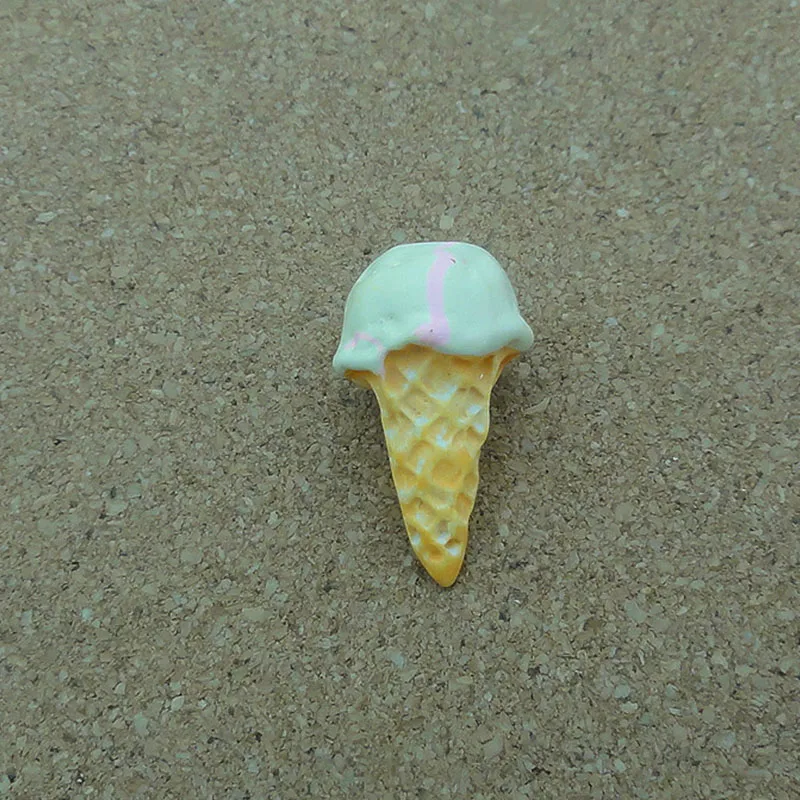 10pcs/lot solid resin Vanilla ice cream 20*10mm mixed embellishments wedding decorations | Украшения и аксессуары