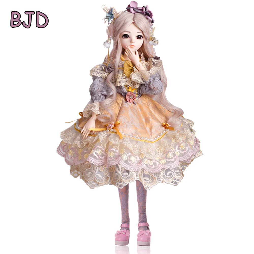 BJD куклы для девочек с одеждой и обувью с коричневым глазом, модные красивые игрушки ручной работы, сказочные куклы для девочек, Reborn brinquedos