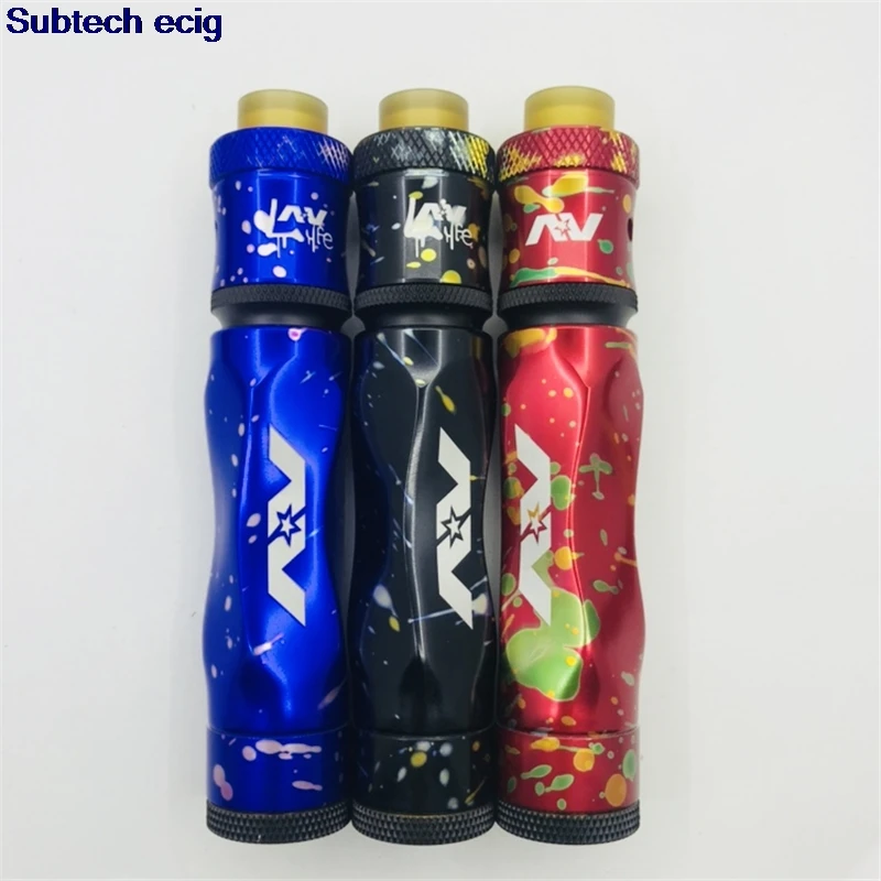Механический мод Avid Lyfe вата конфеты медленно твист Gyre + Captain Cap II RDA серии AV полный