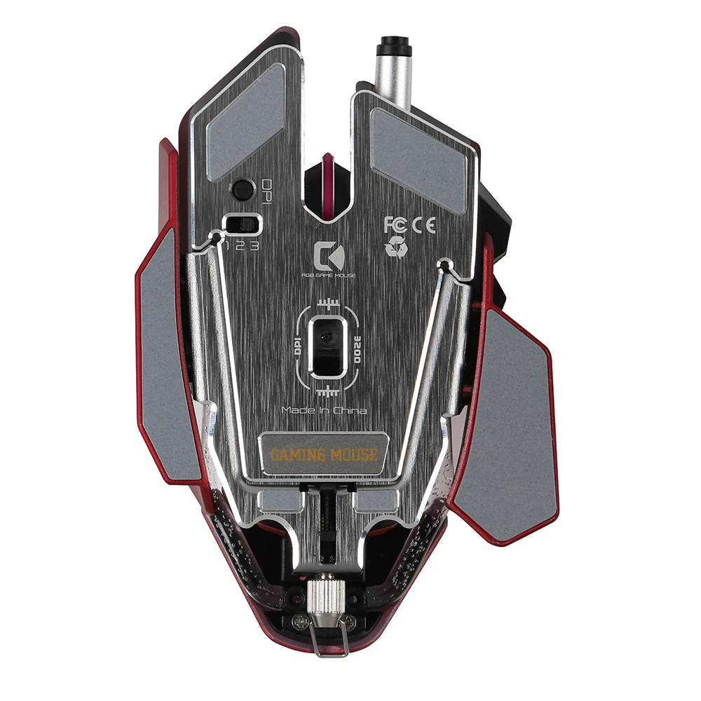 MARVO G980 игровая мышь 6 кнопочный светодиодный светильник проводная регулируемые dpi