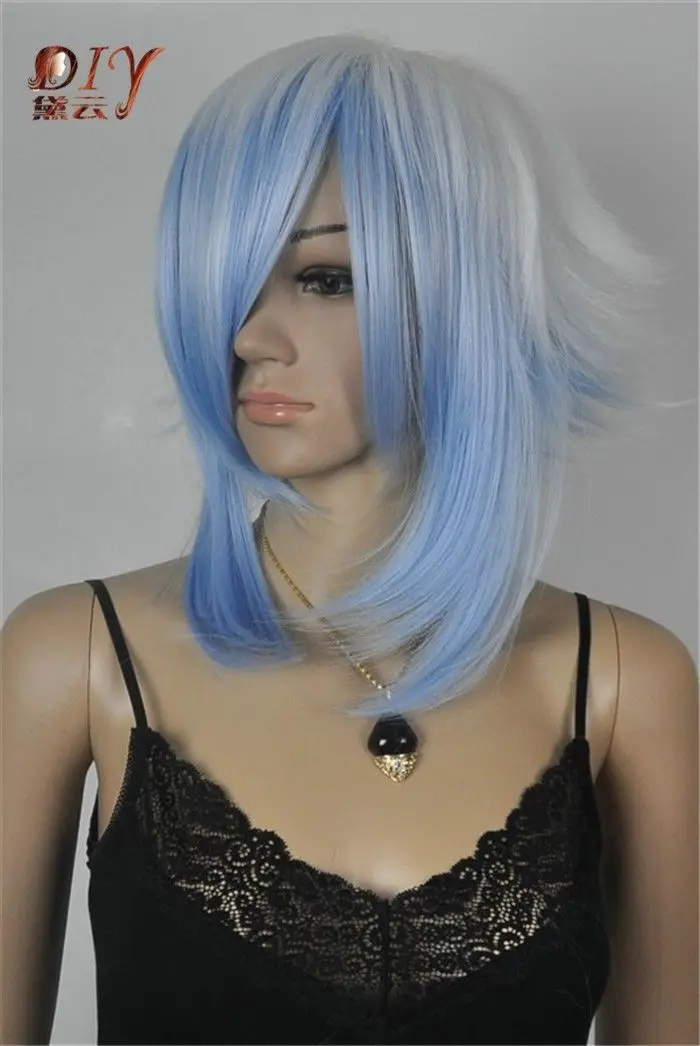 Xd J001522 Women Straight Hair Full Anime Cosplay Wig 3 Colors