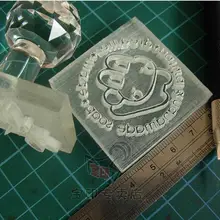 DIY Профессиональный изготовленный на заказ мыльный уплотнитель ручной работы Печатный штамп может быть массовым узором Мини diy мыло штамп Подпись письмо имя цветок